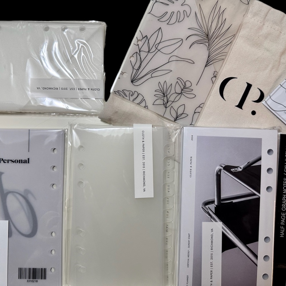 BNIB Louis Vuitton Medium Monogram 6-Ring Agenda Cover & Cloth & Paper bundle - Picture 9 of 12
